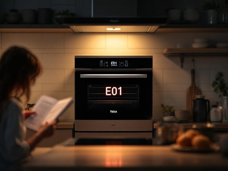Error E01 en horno Teka: Causas y síntomas